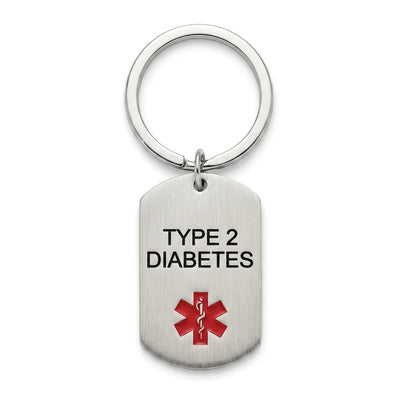 Diabetes keychain