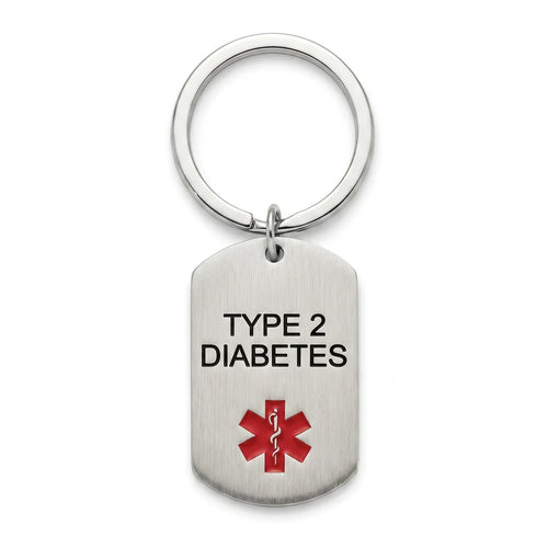 Diabetes keychain