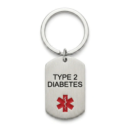 Diabetes keychain