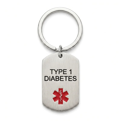 Diabetes keychain