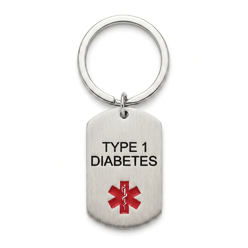 Diabetes keychain