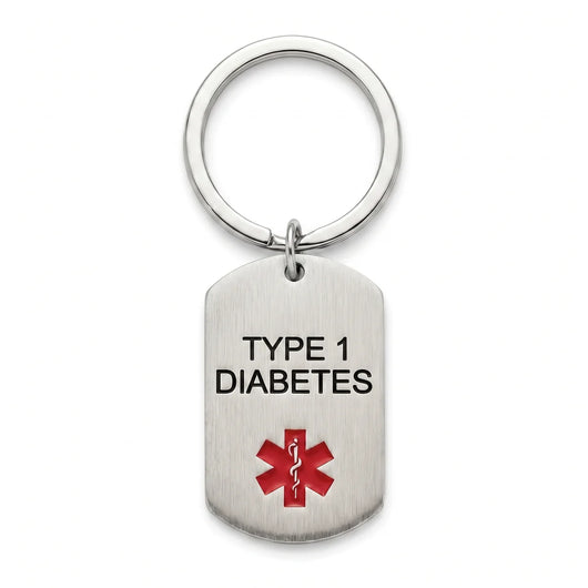 Diabetes keychain