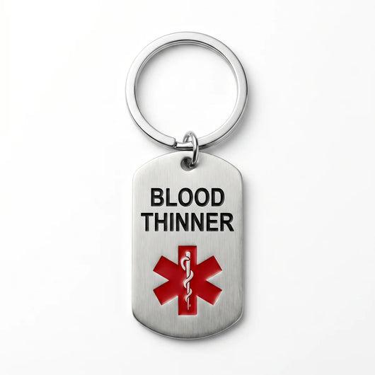 Blood Thinner Keychain